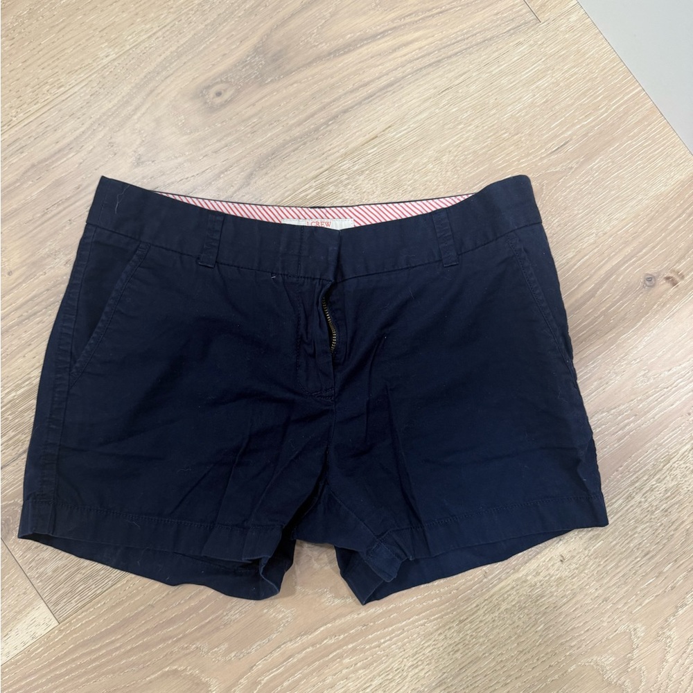 J. Crew Dark Blue Women's Bermudas